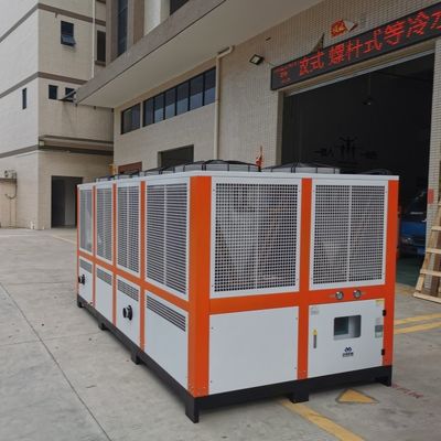 75HP ψυγείο βίδας με ψύξη αέρα υψηλής απόδοσης με σύστημα ελέγχου μικρουπολογιστή