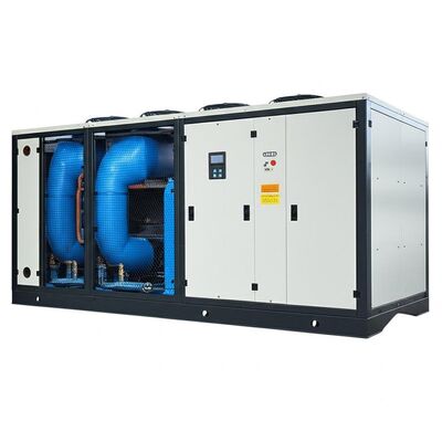 Ισχύς εισόδου 318KW Αερόψυκτος Ψύκτης Νερού 380V 3Ph 50Hz Εμπορική Λύση Ψύξης Νερού Ισχύς αντλίας 075KW